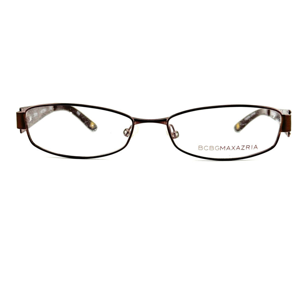 BCBGMAXAZRIA Antonia Eyeglasses Frame Petite 51-15-130 Black/Brown H13449